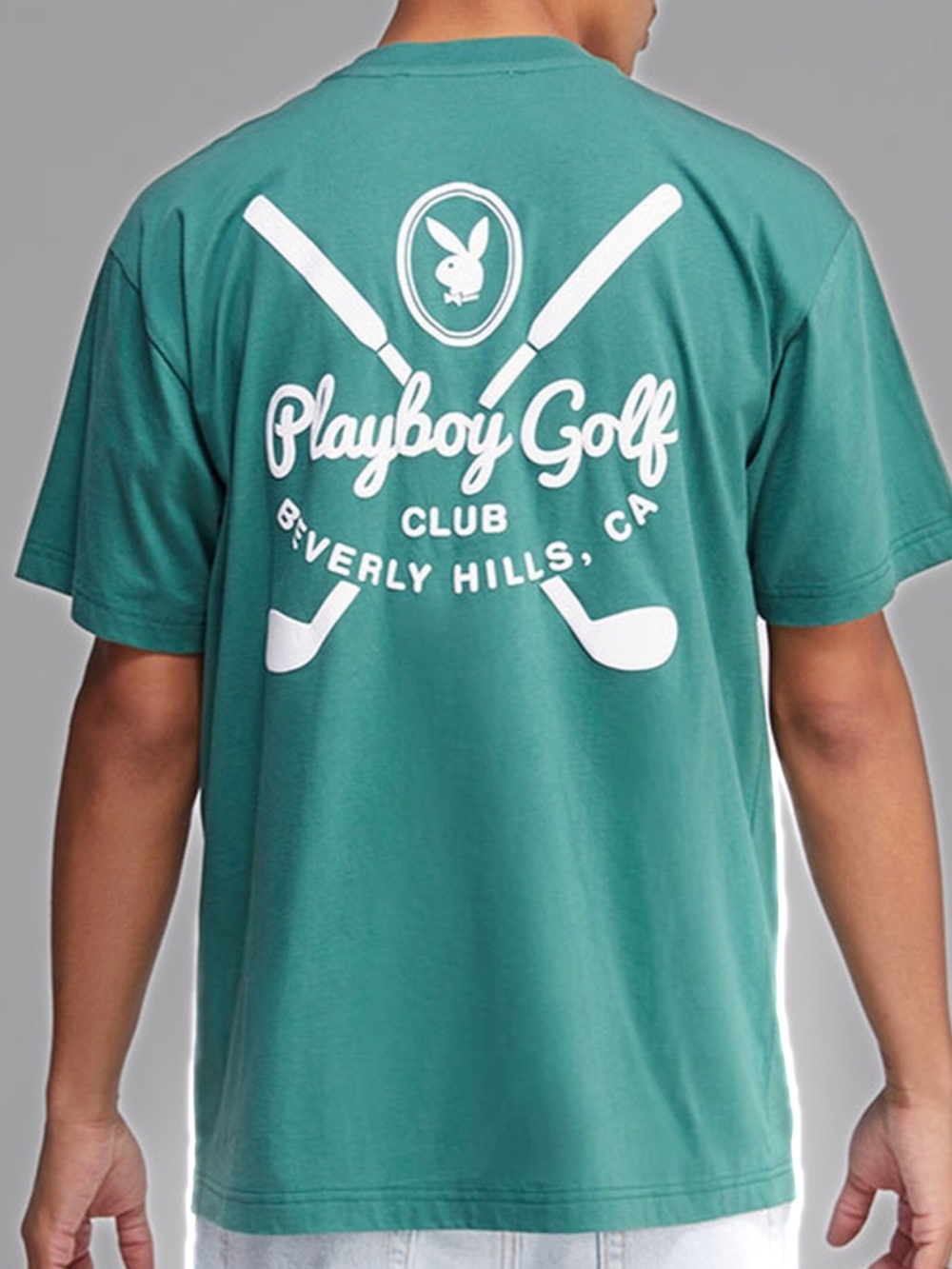 PLAYBOY Golf Club Tee in Teal with White Logo